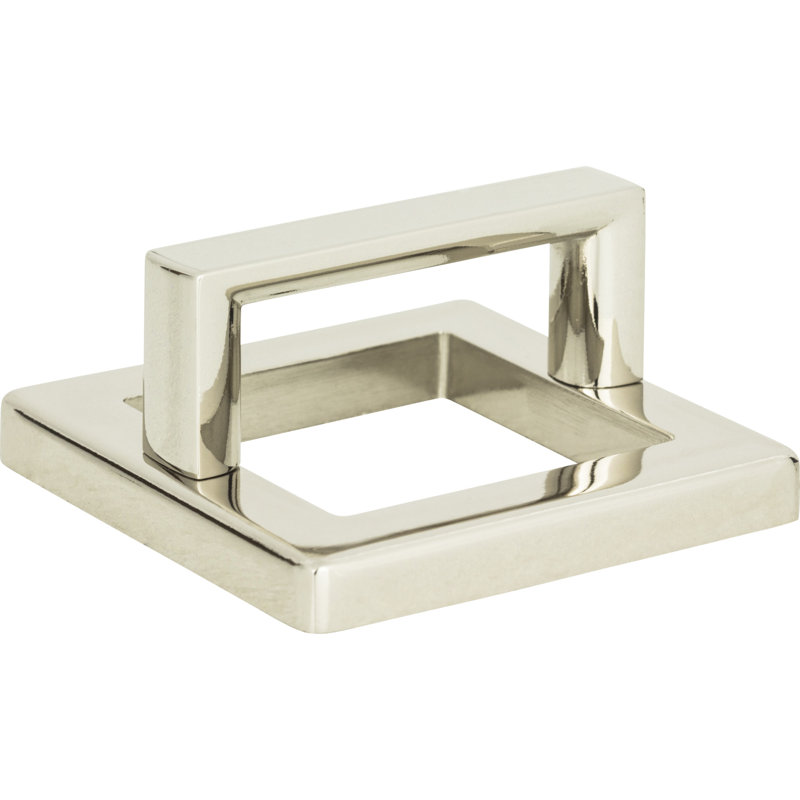 Wide Square Bar Pull, 1 13/16", Polished Nickel