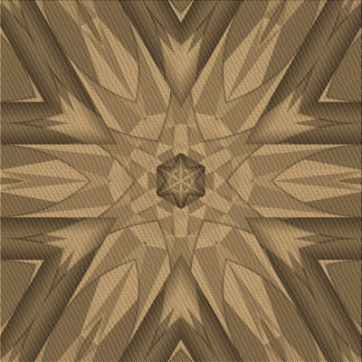 Tapis géométrique brun