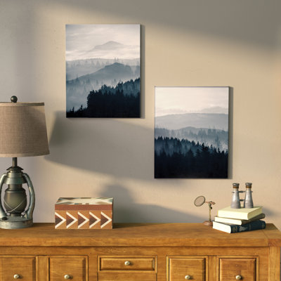 " Blue Mountains I and II " 2 Piece Art Print