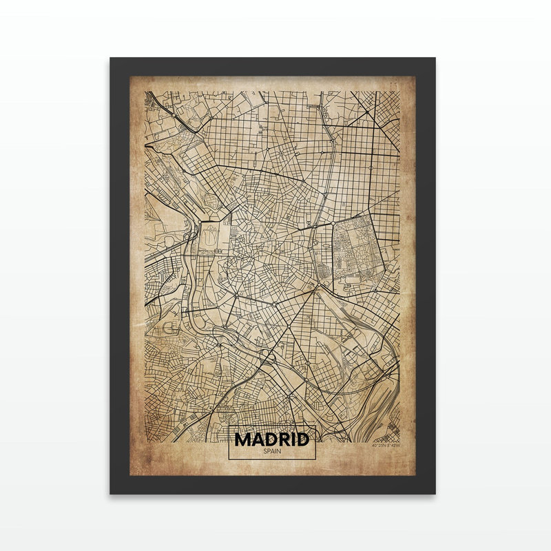 Peinture décorative sur toile, H 29,5 po x l 21,7 po