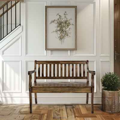 Castile Solid Wood Storage Bench