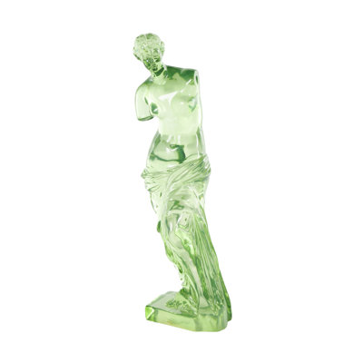 Cole And Grey Resin Tinted Woman Decorative Sculpture