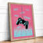 Neon Game Controllers Retro - Framed Print-1994807352-1994807492
