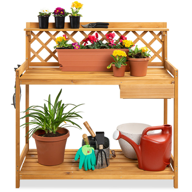 Ronard Potting Bench, Brown