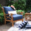 Brunswick 4-Person Teak Outdoor Conversation Set with Cushions-63446398