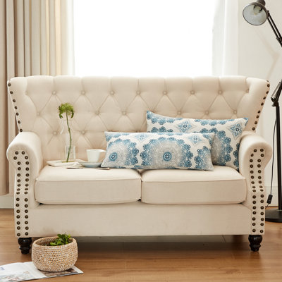 Housse de coussin en polyester Delia
