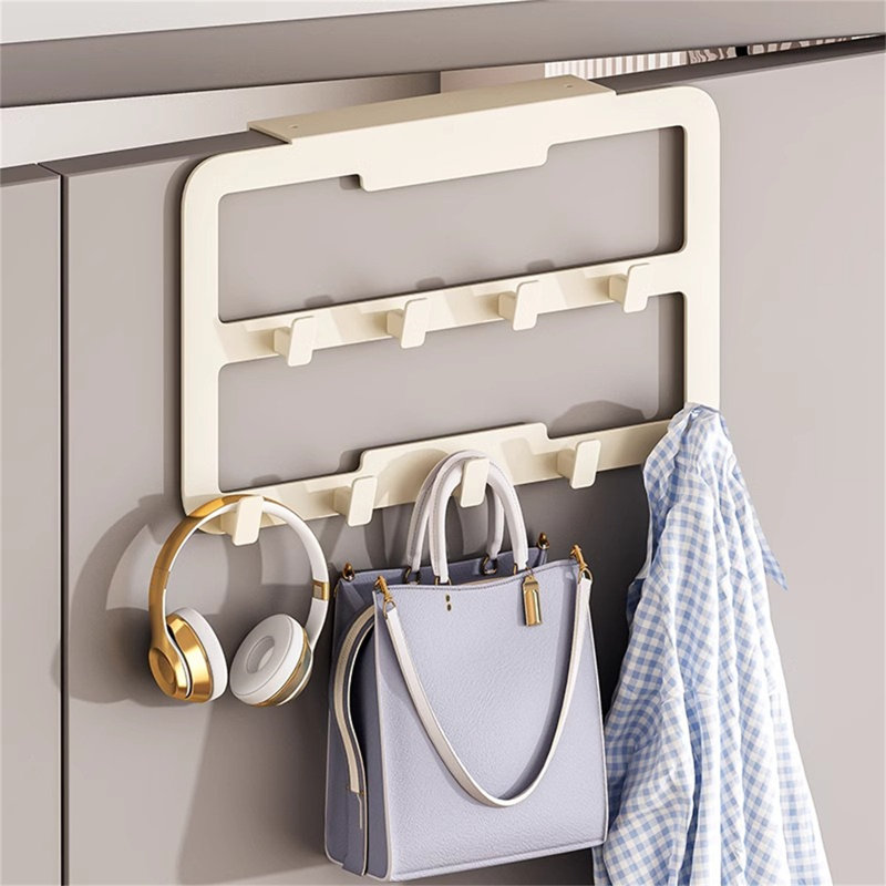 Crochet en fer sans porte, H 11,41 po x l 18,89 po x P 1,81 po