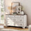 Commode 9 tiroirs Farmhouse avec rangement pour chambre à coucher, salon ou couloir, 53,5 po
