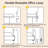 LED Desk Lamp With Clamp Flexible 4 Sections Swing Arm Three Light Sources Desk Light, 4 Colour Modes & 5 Brightness, Eye Caring Led Table Light With Memory Function For Table Lamps For Office