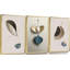 Luxueux aluminium encadré, ensemble de 3 reproductions d'art encadrées sur toile-53390276-53390297