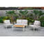 Stratton Teaklook Lounge Set in Beige