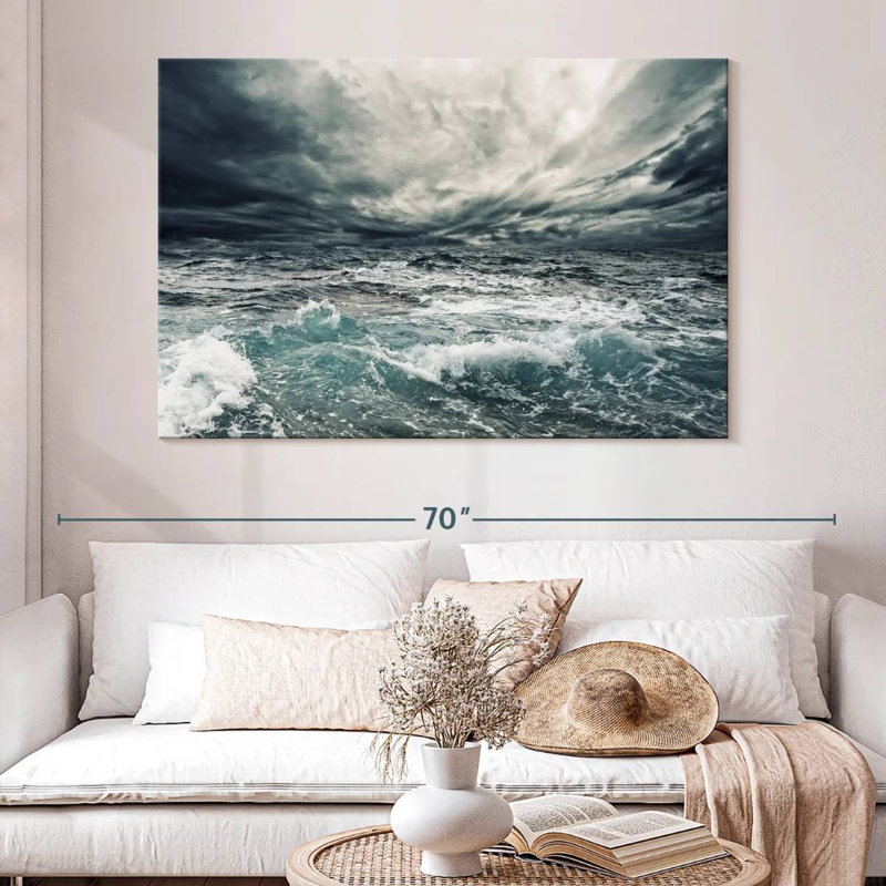 Stormy Canvas Print, 34" H x 51" W x 1.25" D