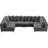 Tremblay 138" Wide Velvet Symmetrical Corner Sectional-82749523