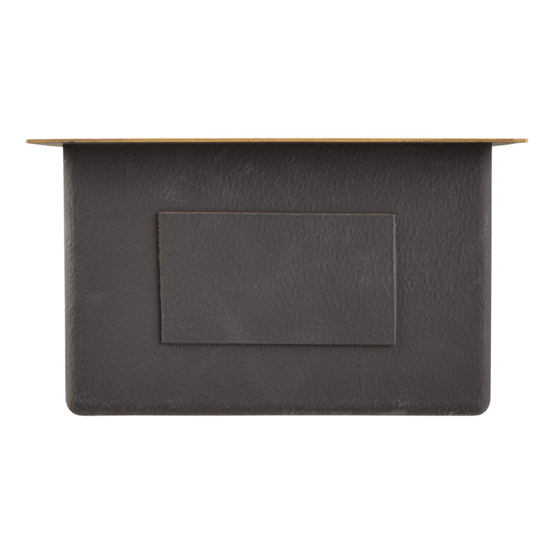 Atlas 15" L Undermount Kitchen Sink, Matte Gold