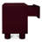 Moris Jolene Nightstand Deep Red