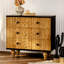 Buffet en bois massif noir