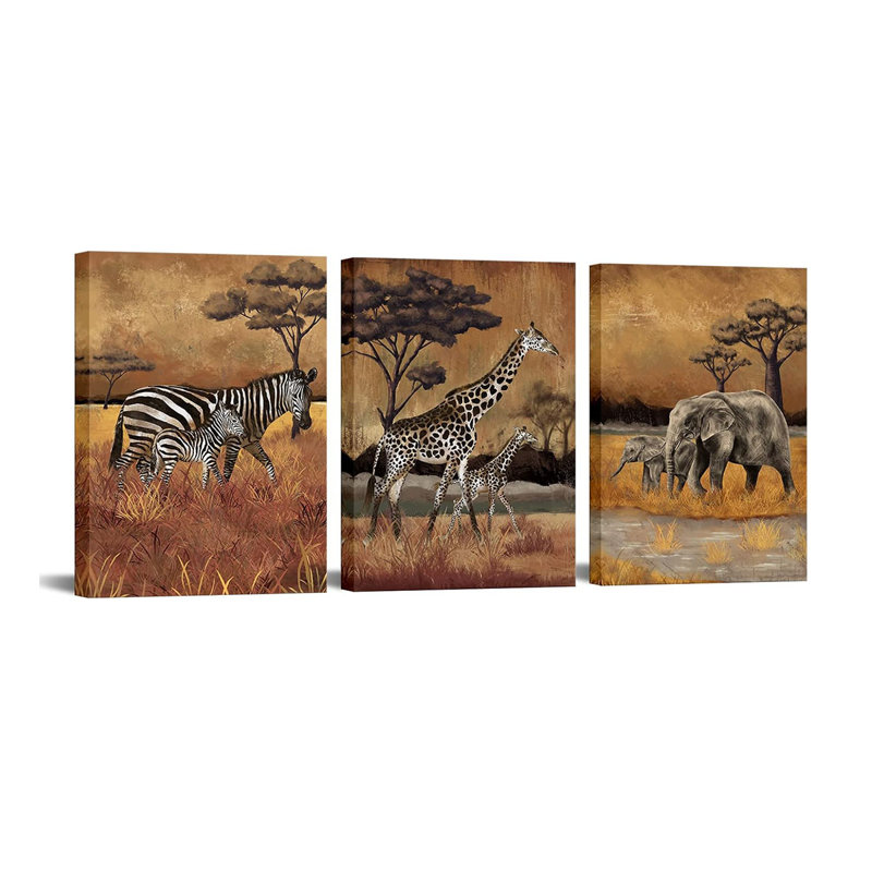 3 Piece Wrapped Canvas Print