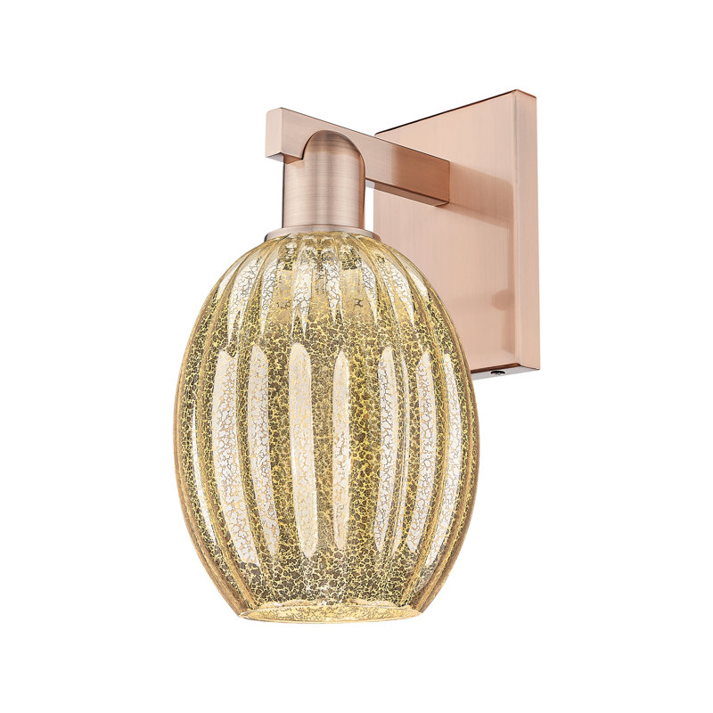 Preston 1 Light Bell Shade Wallmounted Sconce