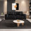 Italian light luxury comfortable office sofa