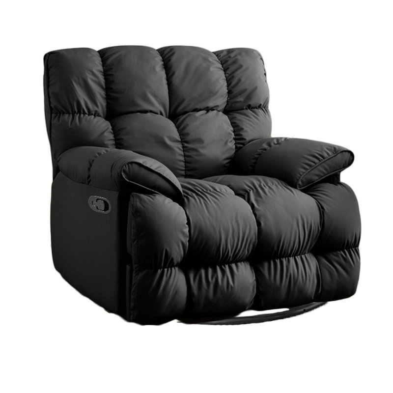Fauteuil inclinable Ellease, Similicuir gris foncé