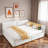 Upholstered Daybed With Usb And 2 Drawers-1977817887