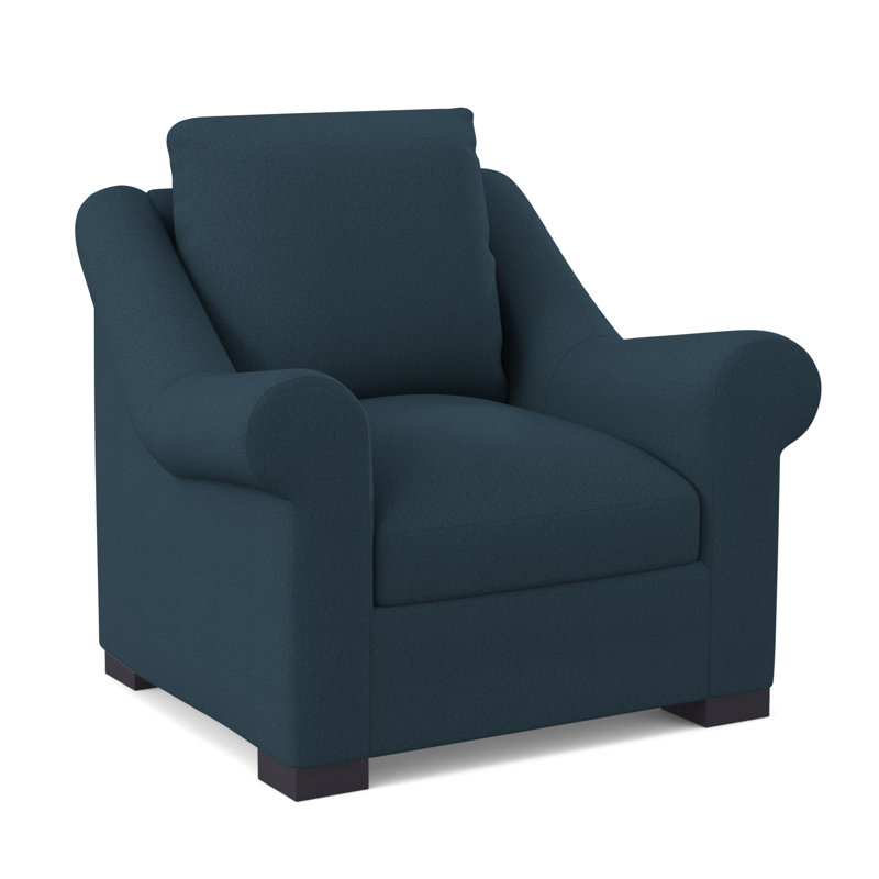Chaise Canyon, Ébène vintage, Mélange de polyester lagon Margaret