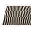 Tapis noir et blanc Orta