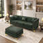 Canapé modulaire Chesterfield avec 3 coussins