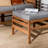 Acacia Patio Sofa with Cushions and Ottoman-1000791903-977936984
