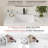 Stylish Undermount 20 ¾" W x 15 ½" D White Rectangular Bathroom Sink with Pop up Drain