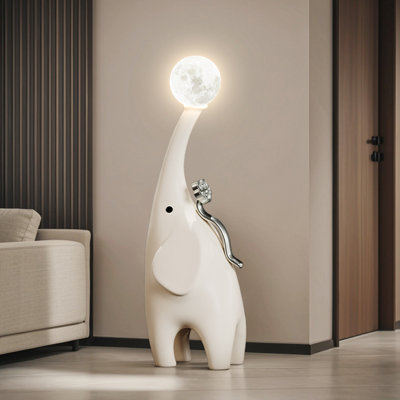Lampe sur pied simple en résine moderne