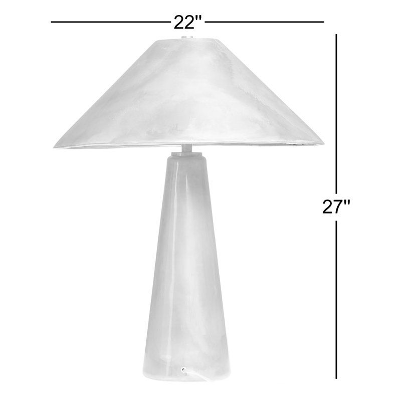 Romani Desk Table Lamp Single, Iridescent Acid Wash, Steel, Iridescent Acid Wash