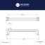 Poignée de porte Avery Collection - Entraxe de 6-5/16 po - Laiton brossé - Quincaillerie de style transitionnel pour tiroirs et armoires (Ensemble de 10)-132271498-134923856
