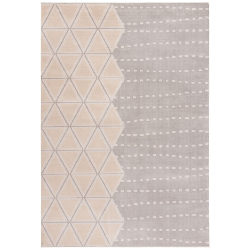 Tapis gris Aslin, Rectangle 8 pi x 10 pi