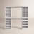 Modular Storage 68.76" W - 78" W Closet System-41989063