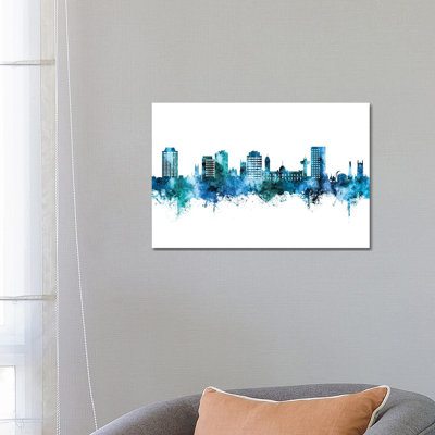 Hobart Australia Skyline by Michael Tompsett - Wrapped Canvas Gallery-Wrapped Canvas Giclée
