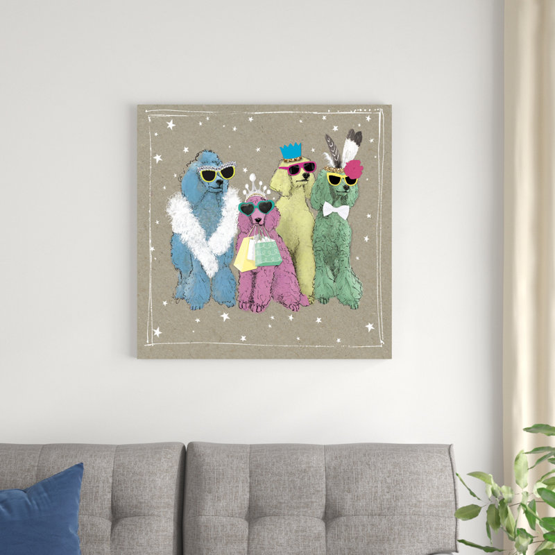 Fancypants Wacky Dogs II, H 30 po x l 30 po x P 1,25 po