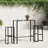 Rectangular 100cm L Outdoor Standing Height Table