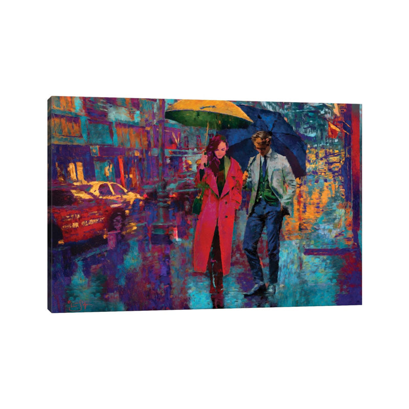 Rain Date by Lisa Robinson - Wrapped Canvas Gallery-Wrapped Canvas Giclée, 20.32 cm H x 30.48 cm W