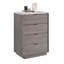 Commode 4 tiroirs, finition brune