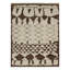 Moroccan Hand Knotted Wool Geometric Area Rug-314404683