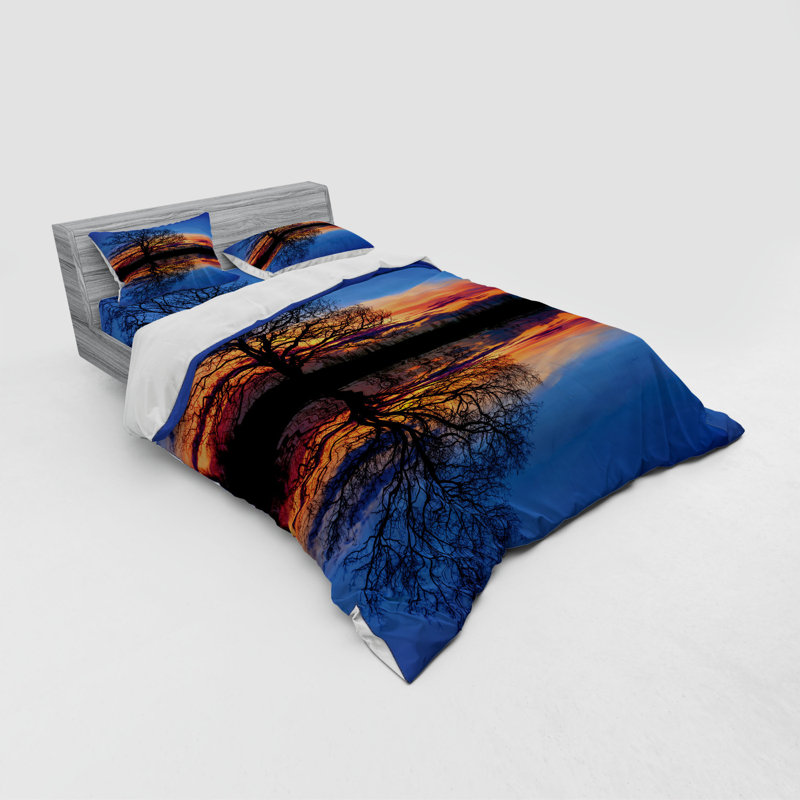 Rustic Polyester Duvet Cover, Queen Duvet Cover + 3 Additional Pieces
