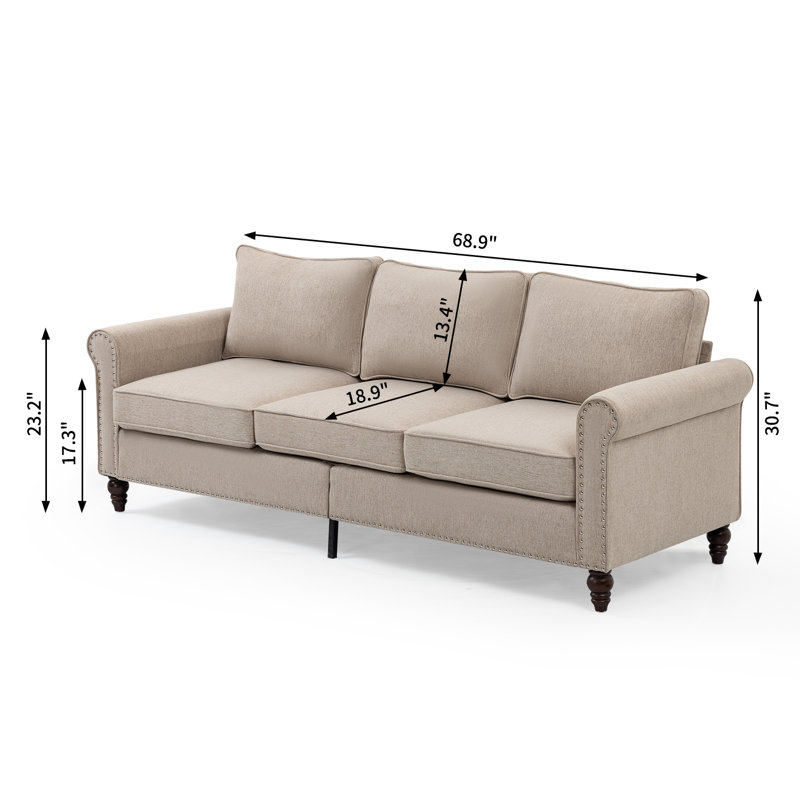 Damarc Upholstered 68.9'' Loveseat