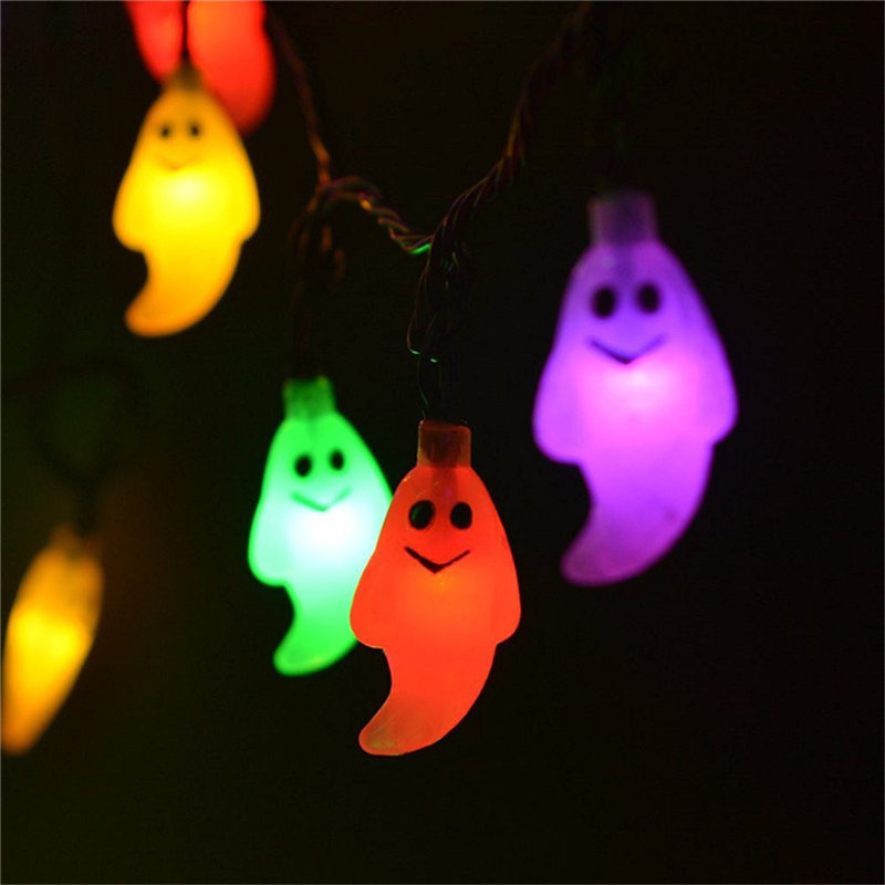 Guirlande lumineuse DEL halloween, C