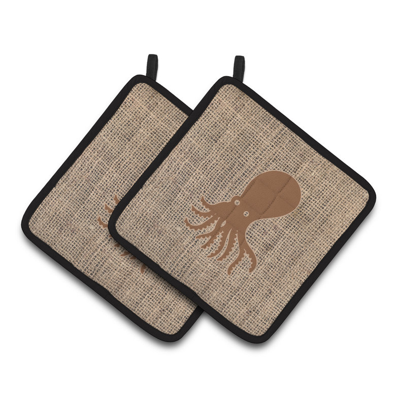 Cuisinier poignée d’octopus pour enfant zoomie Broussard, Brun