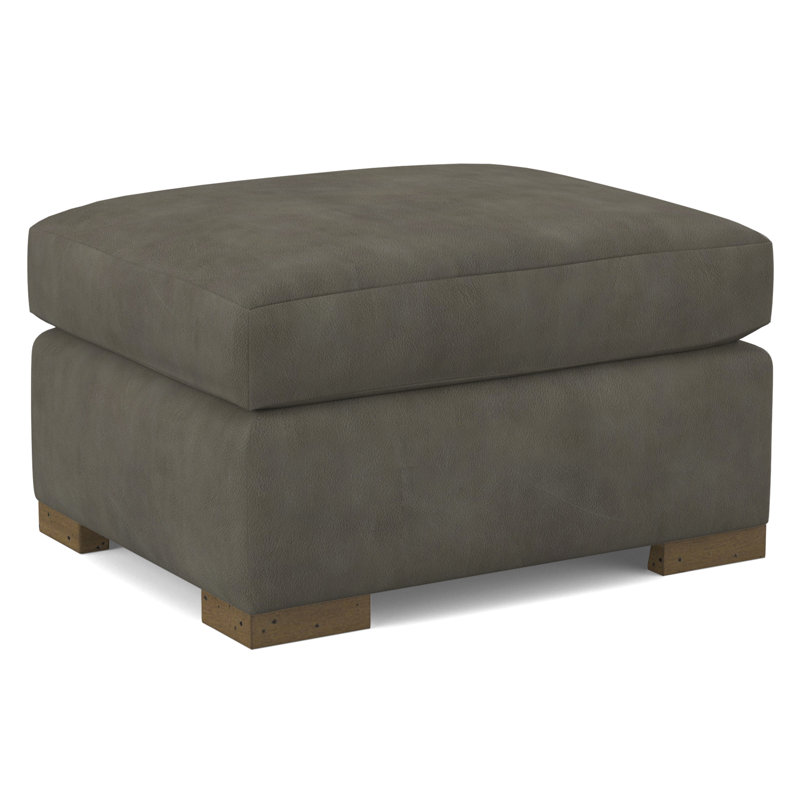 Square Ottoman, Applause Porpoise, Espresso