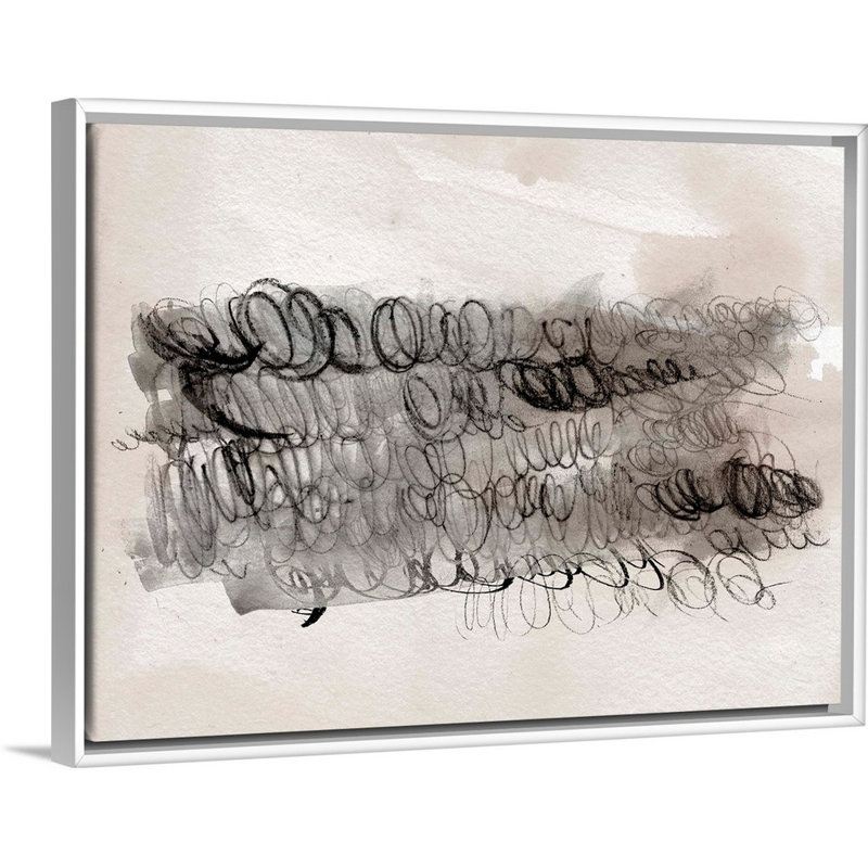 Scribble Abstracts II par Jennifer Paxton Parker - reproduction d'art sur toile, H 14 po x l 18 po x P 1,75 po