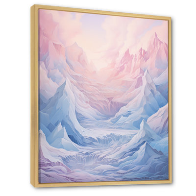 Kawaii Landscape In Alaska III - Glacier Wall Decor
