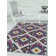 Tapis mauve / jaune / noir Brenner