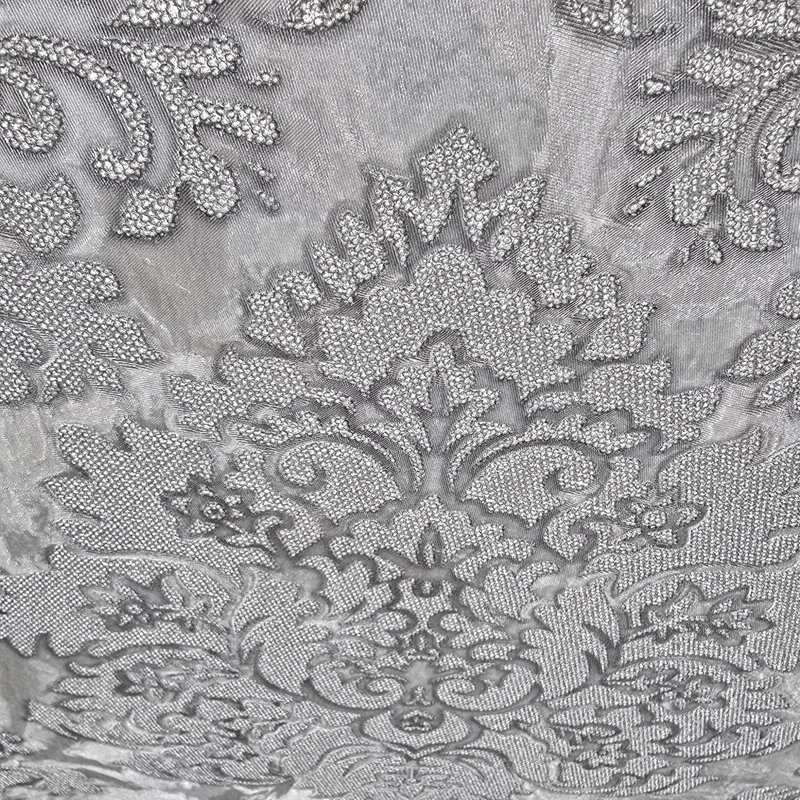 Rouleau de papier peint texturé en damas